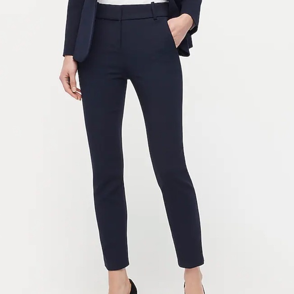 Cameron slim crop pant in bi-stretch cotton blend - Picture 4 of 4